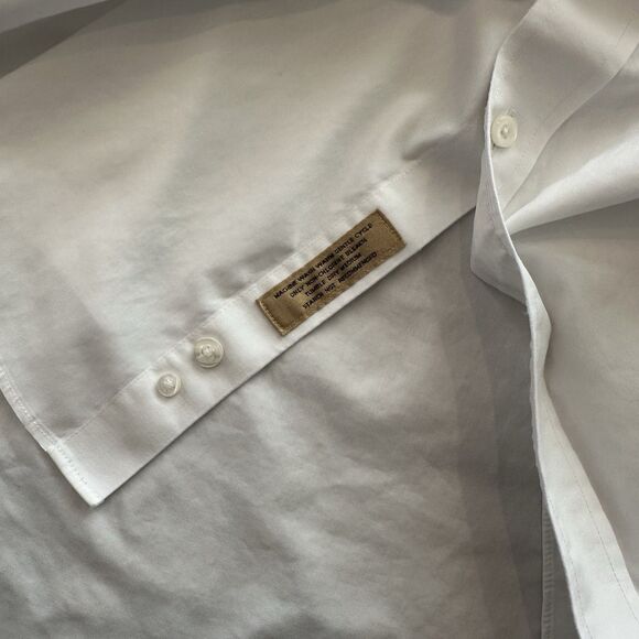 Roundtree & Yorke Gold Label Shirt Mens 16/34 Regular Button Down Dress Formal - Picture 7 of 12